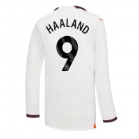 Camiseta Manchester City Erling Haaland #9 Visitante Equipación 2023-24 manga larga